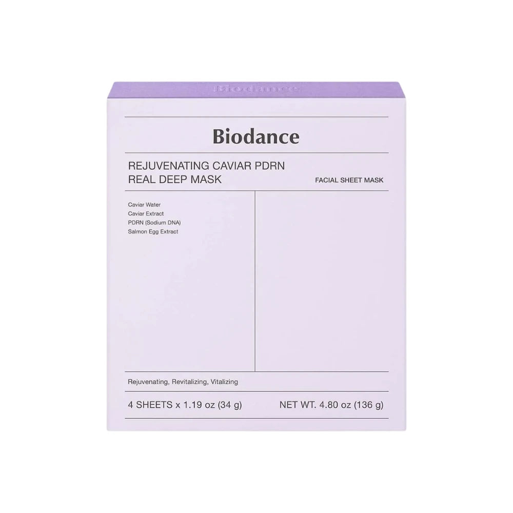 Rejuvenating Caviar PDRN Real Deep Mask (4 Pcs)