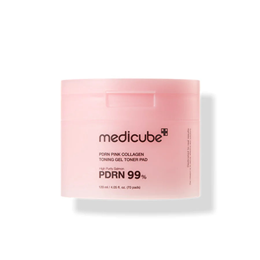 PDRN Pink Collagen Toning Gel Toner Pads 70pz