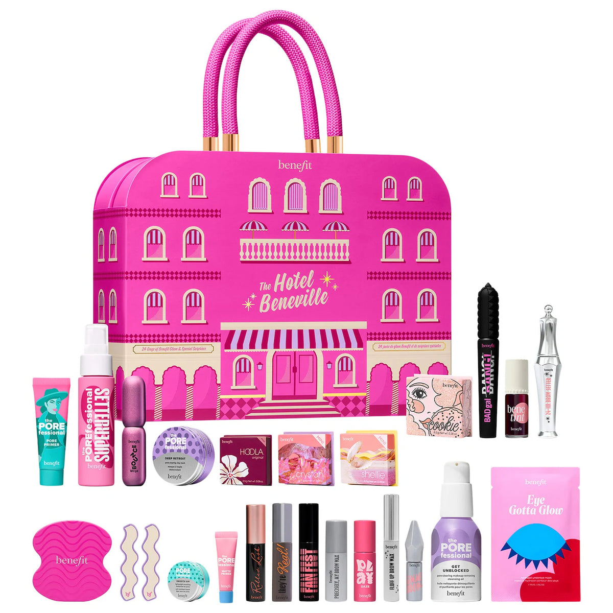 Benefit Cosmetics The Hotel Beneville 24-day Makeup Advent Calendar