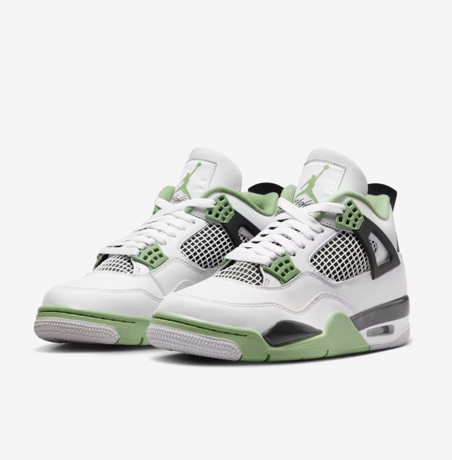 (W) Air Jordan 4 Retro Oil Green
