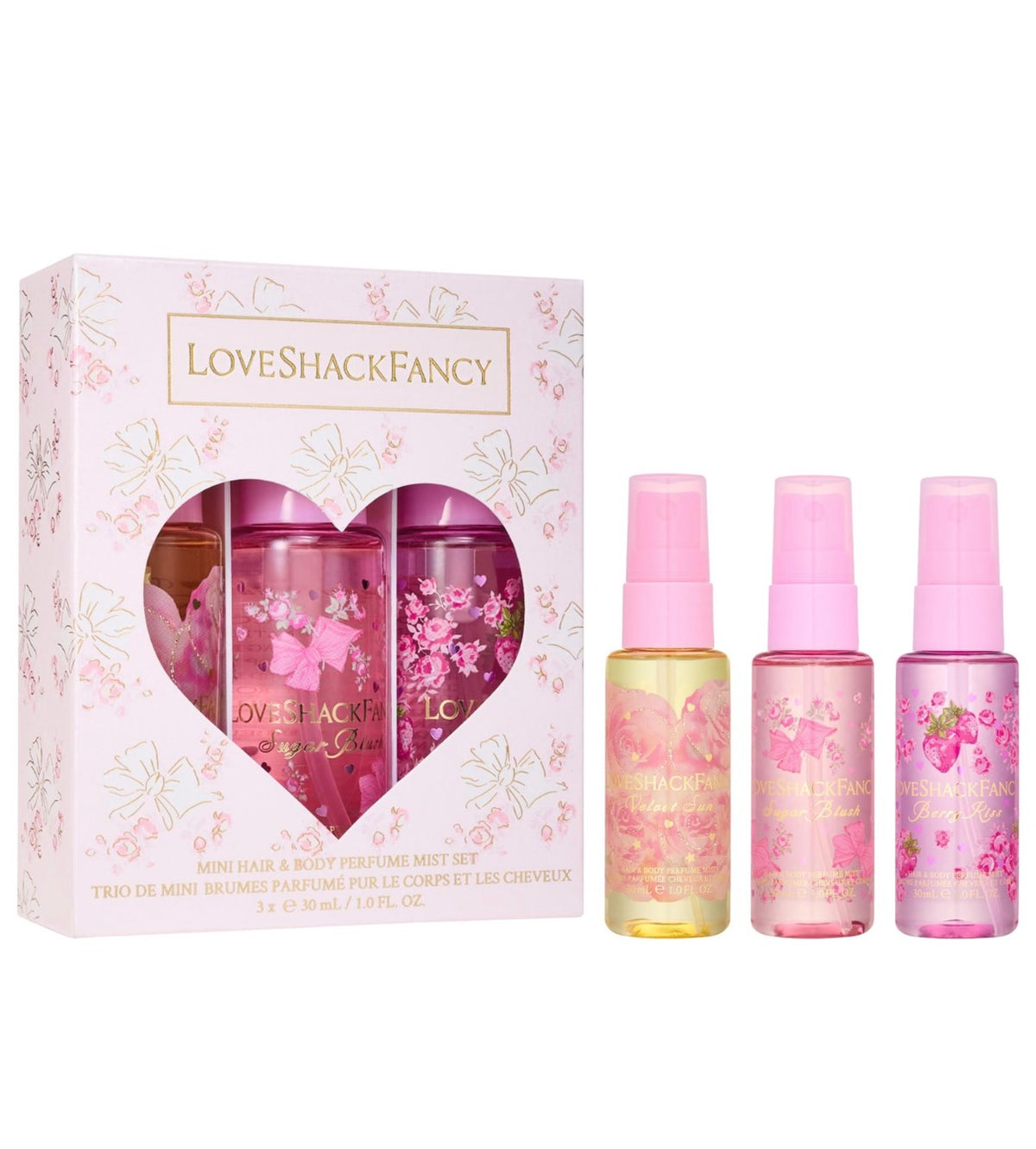Mini Hair and Body Mist Perfume Discovery Set