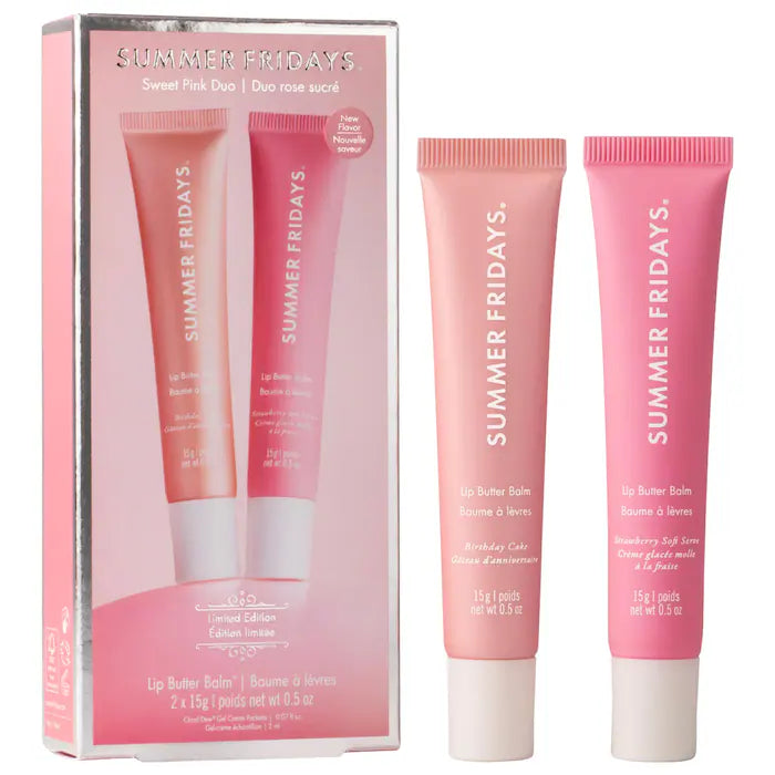 Sweet Pink Lip Butter Balm Birthday Duo