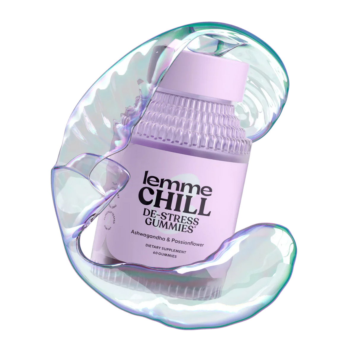 Lemme Chill De-Stress Ashwagandha Vegan Gummies - 60ct