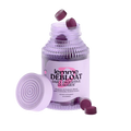 Gomitas digestivas Lemme Debloat en frasco morado abierto