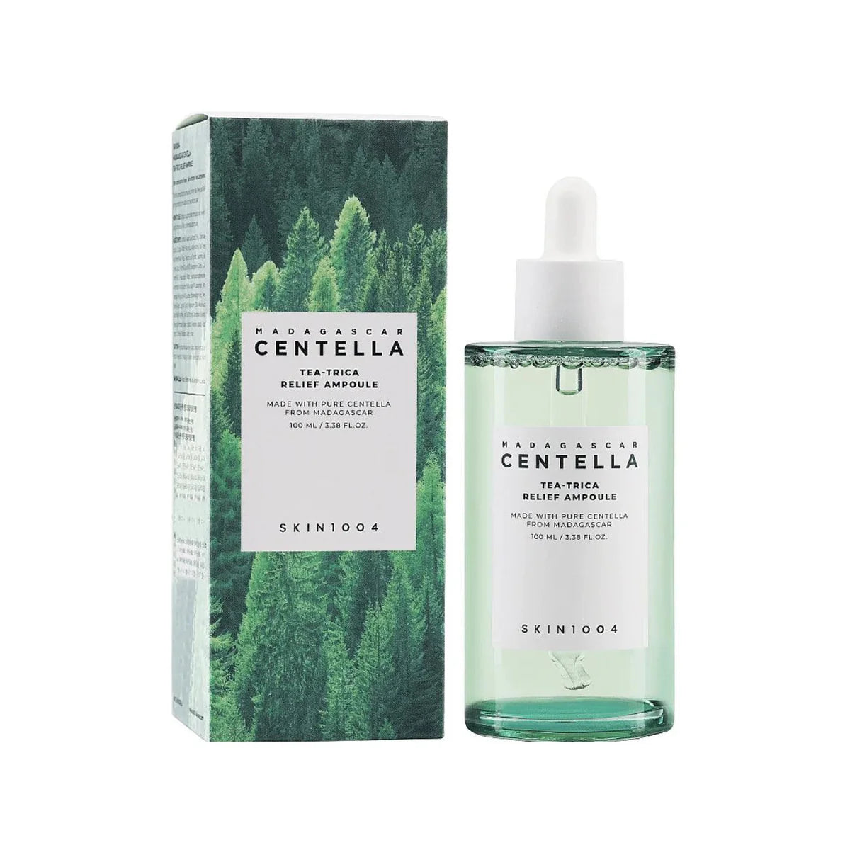 Madagascar Centella Tea-Trica Relief Ampoule  Suero para Piel Grasa y Antiacné 100ml