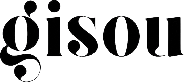 letras con el nombre de la marca gisou de maquillaje