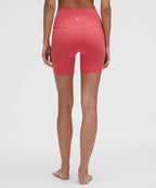 Align High- Rise Short 6" Desert Red- Sz 2