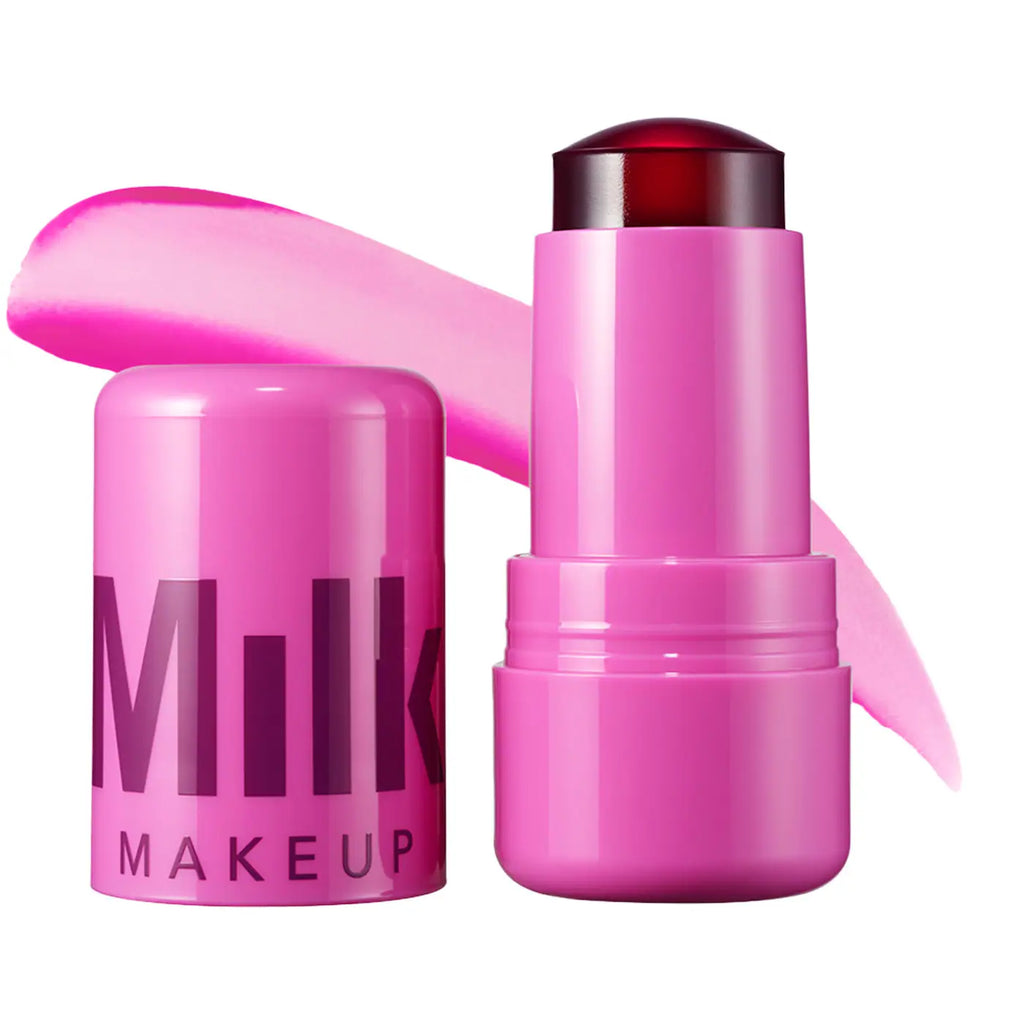 Tinta Milk Makeup Cooling Water Jelly Tint para labios y mejillas en tono rosa intenso