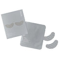 Parches de hidrogel Rhode Peptide Eye Prep en sobres grises con logotipo