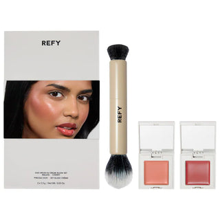 Cream Blush Duo with Duo Face Brush Gift Set