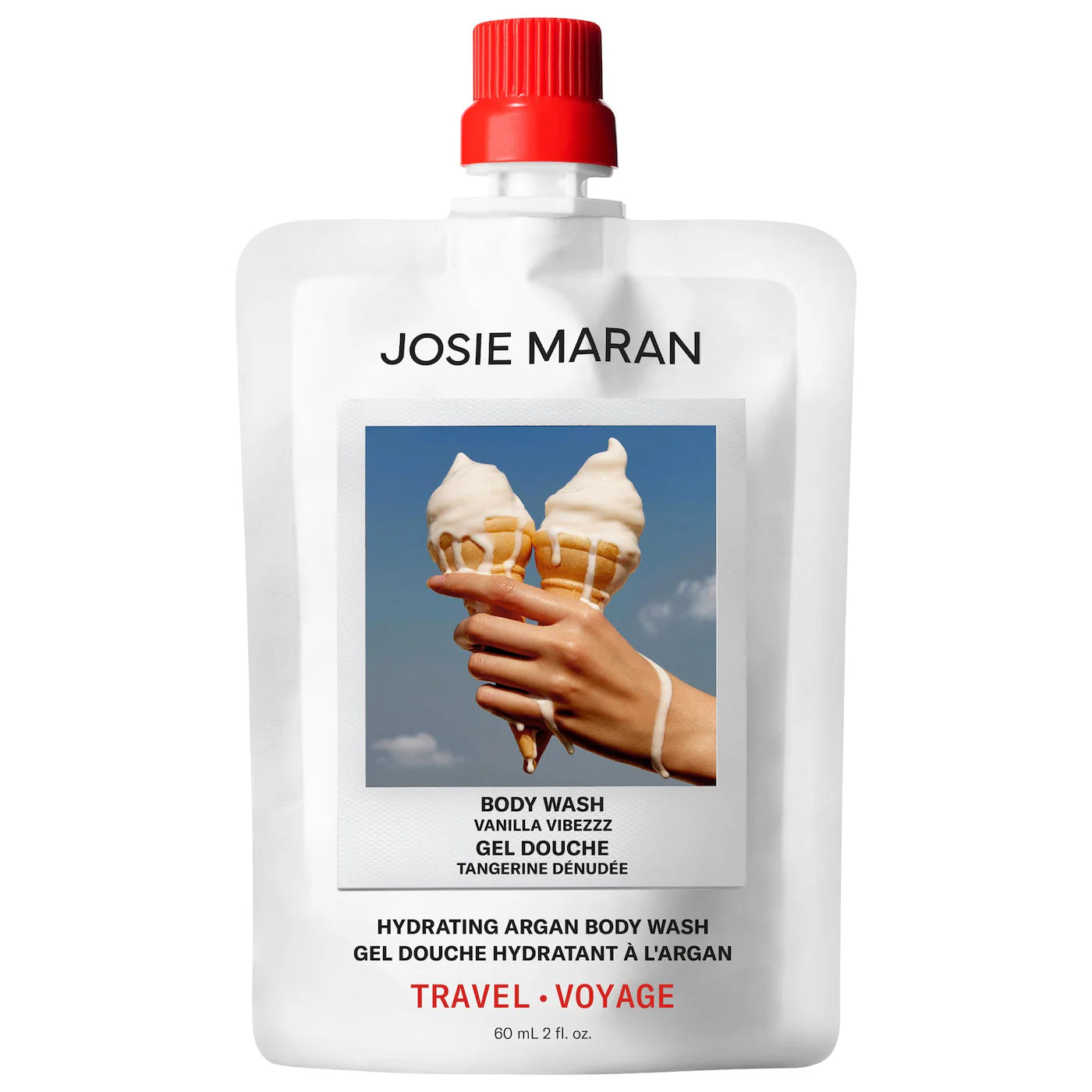 Mini Vanilla Vibezzz - Hydrating + Cleansing Argan Refillable Body Wash