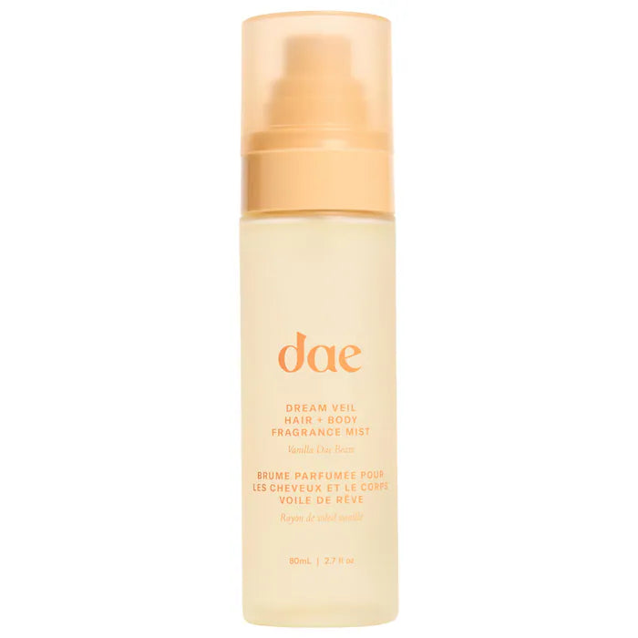 Dream Veil Hair & Body Fragrance Mist Vanilla Dae Beam with Candied Lemon and Praline