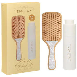 Heavenly Hair Milk Leave-In Conditioner + Bamboo Paddle Brush Gift Set