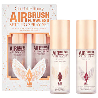 Mini Airbrush Flawless Setting Spray Duo Set